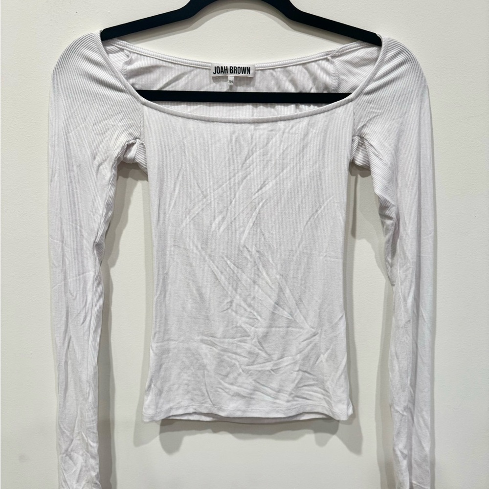 Joah brown xs square neck long sleeve